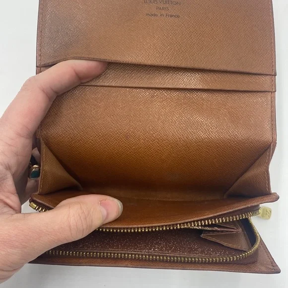 💯 AUTH. Louis Vuitton monogram Porte monnaie tresor wallet - Picture 9 of 16